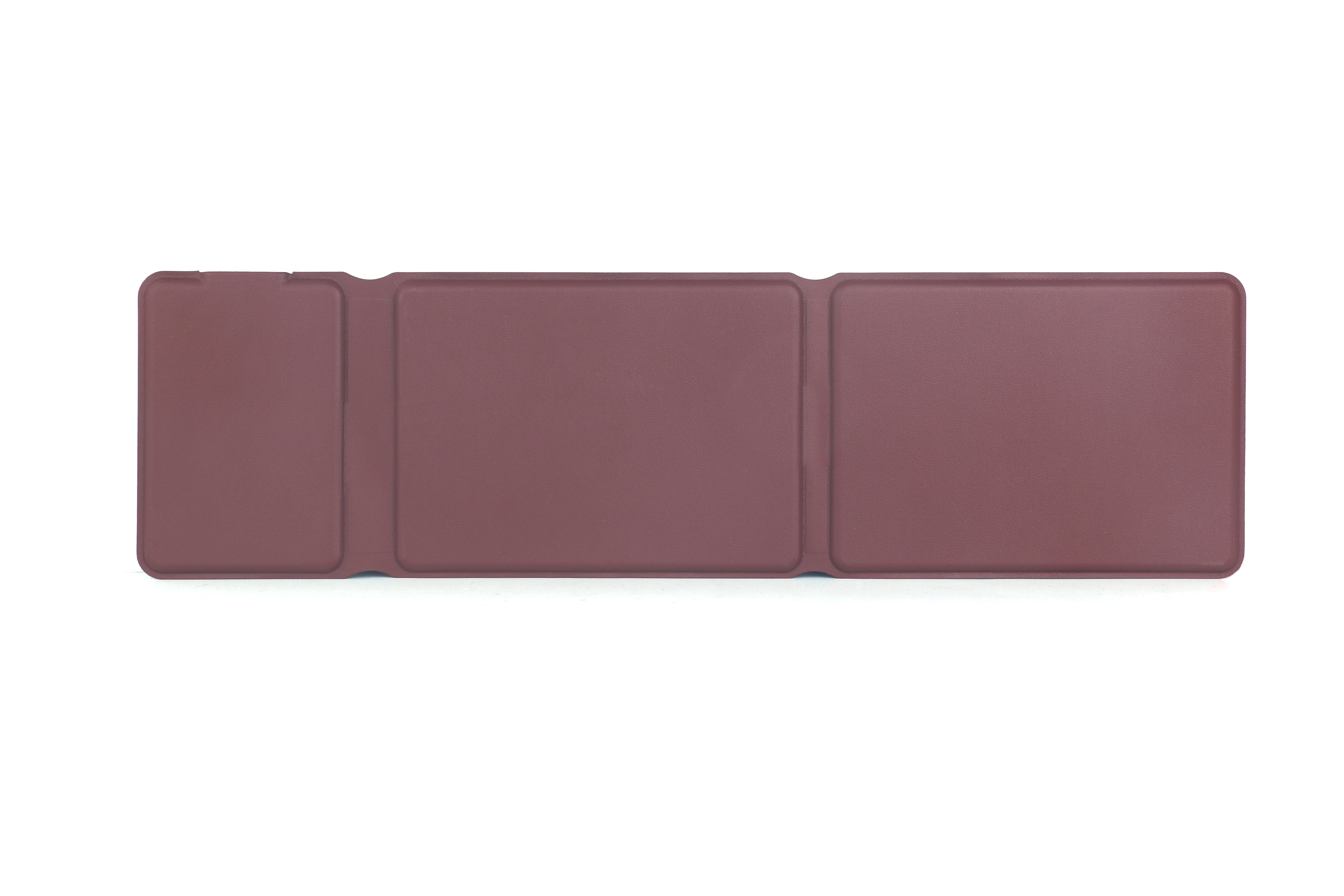 Tri-fold leather case keyboard
