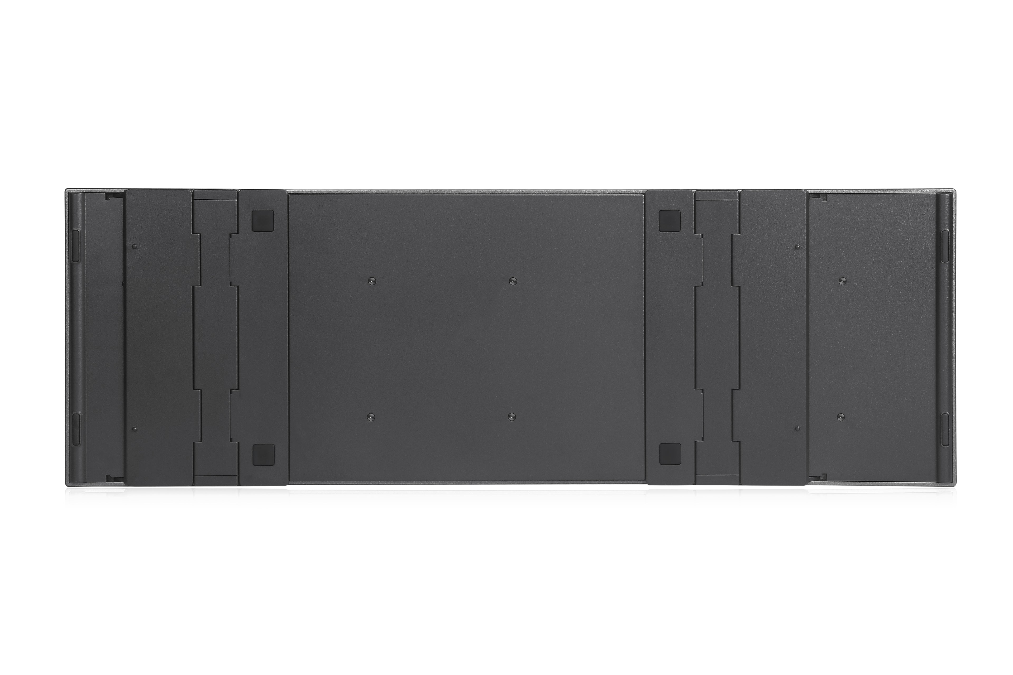 Tri-fold seamless docking Bluetooth keyboard