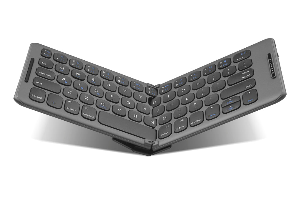 Two-fold seamless docking Bluetooth keyboard