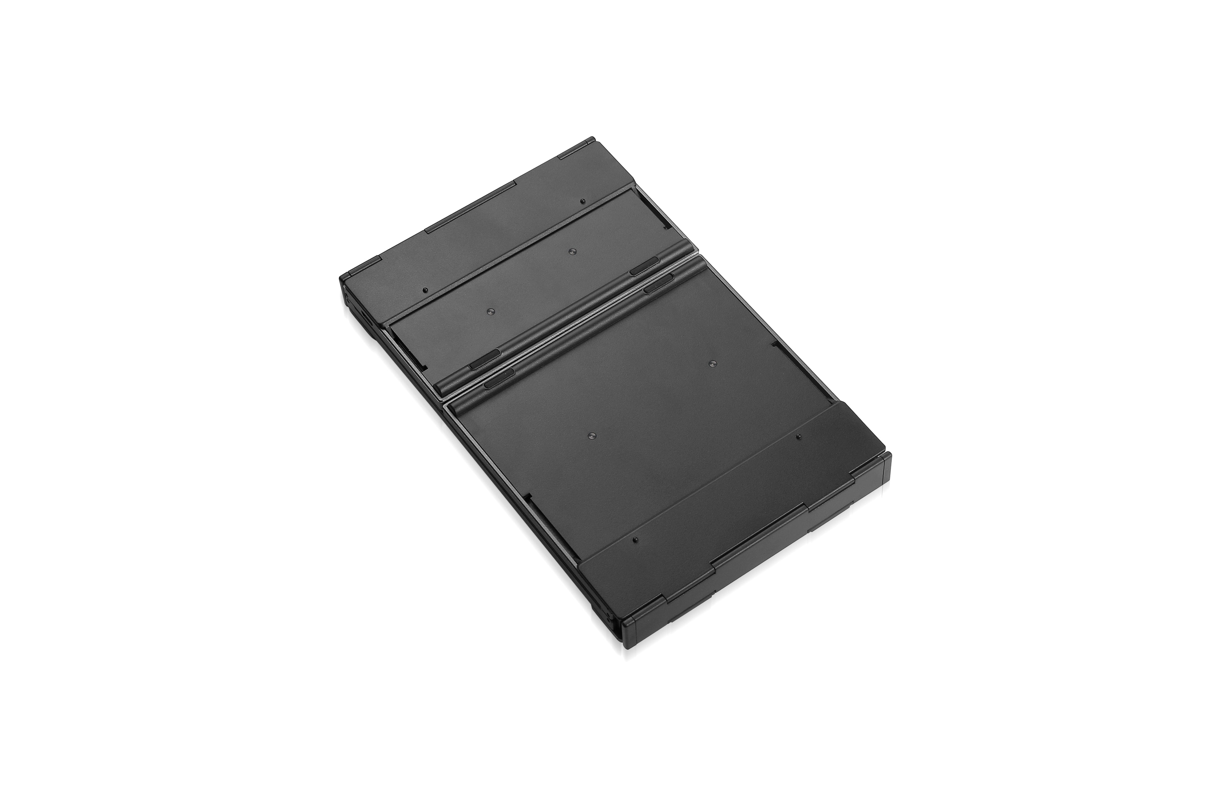 Tri-fold seamless docking Bluetooth keyboard