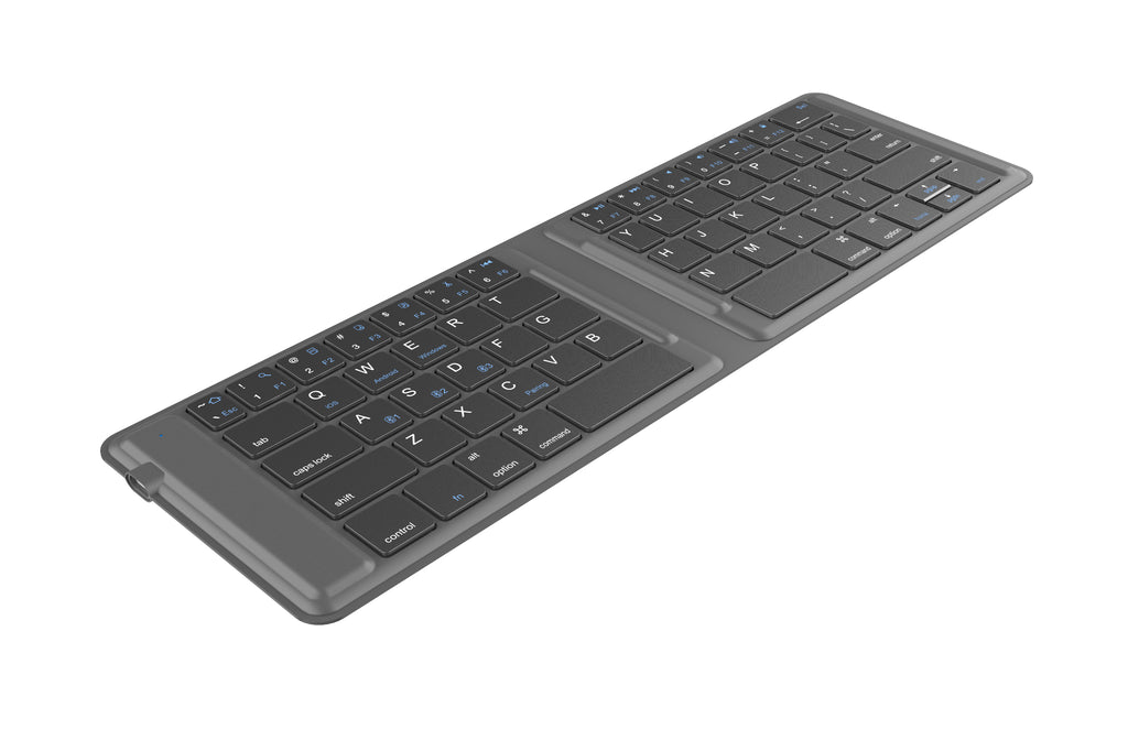 All leather Folding Bluetooth Keyboard