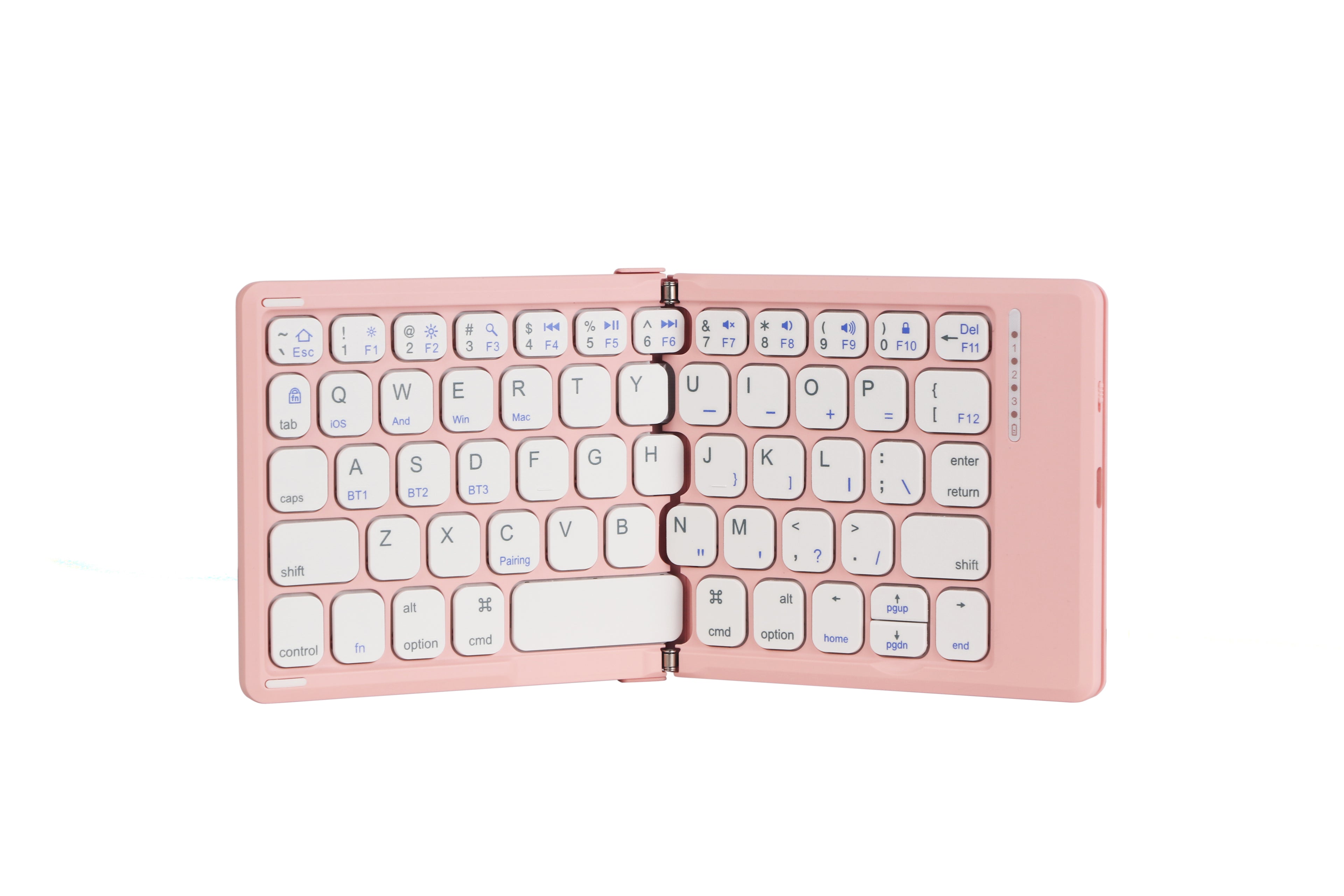 Mini Foldable Keyboard with mirror for mobile phone, tablet
