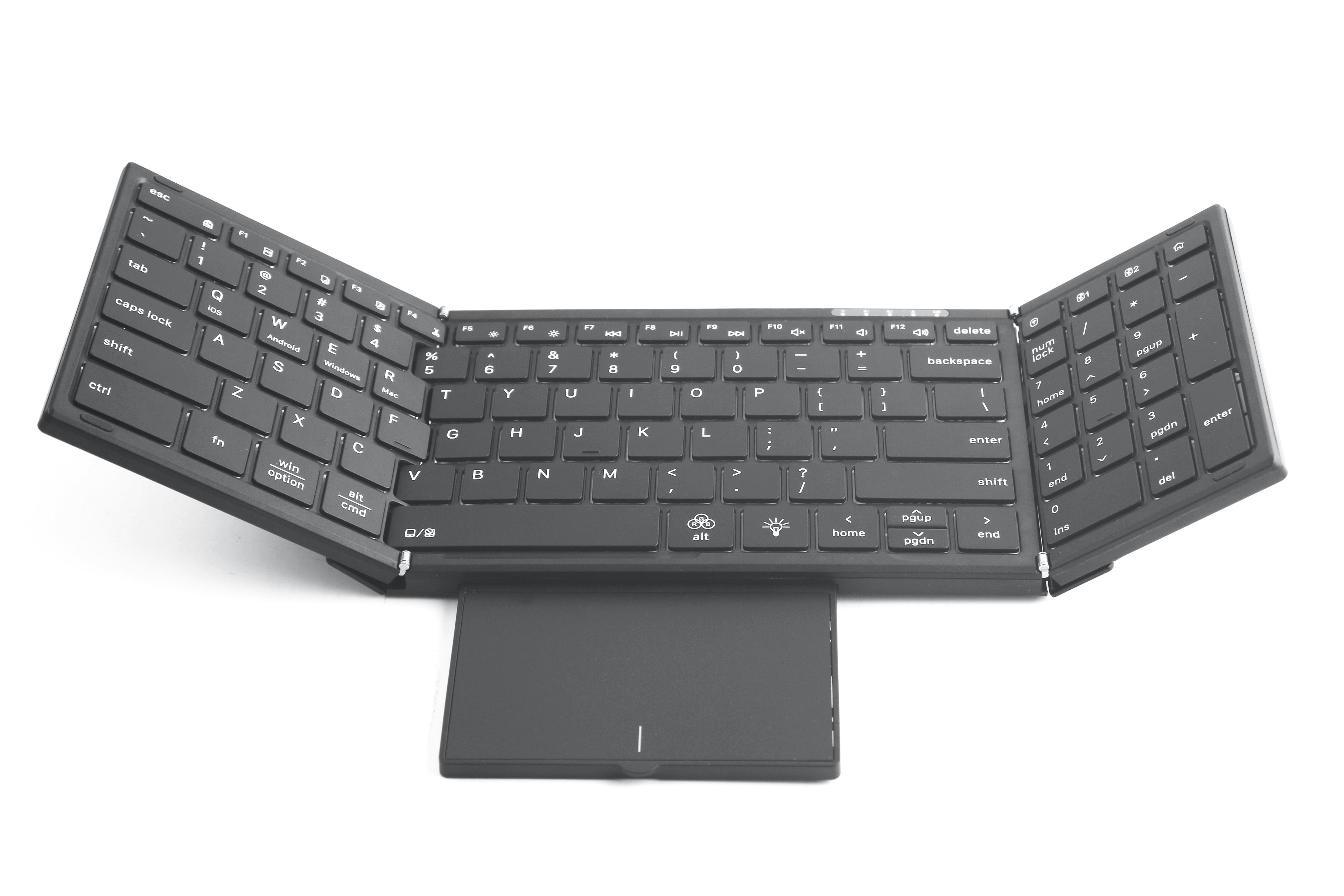 Full-Featured Foldable Bluetooth Keyboard for mobile phone tablet