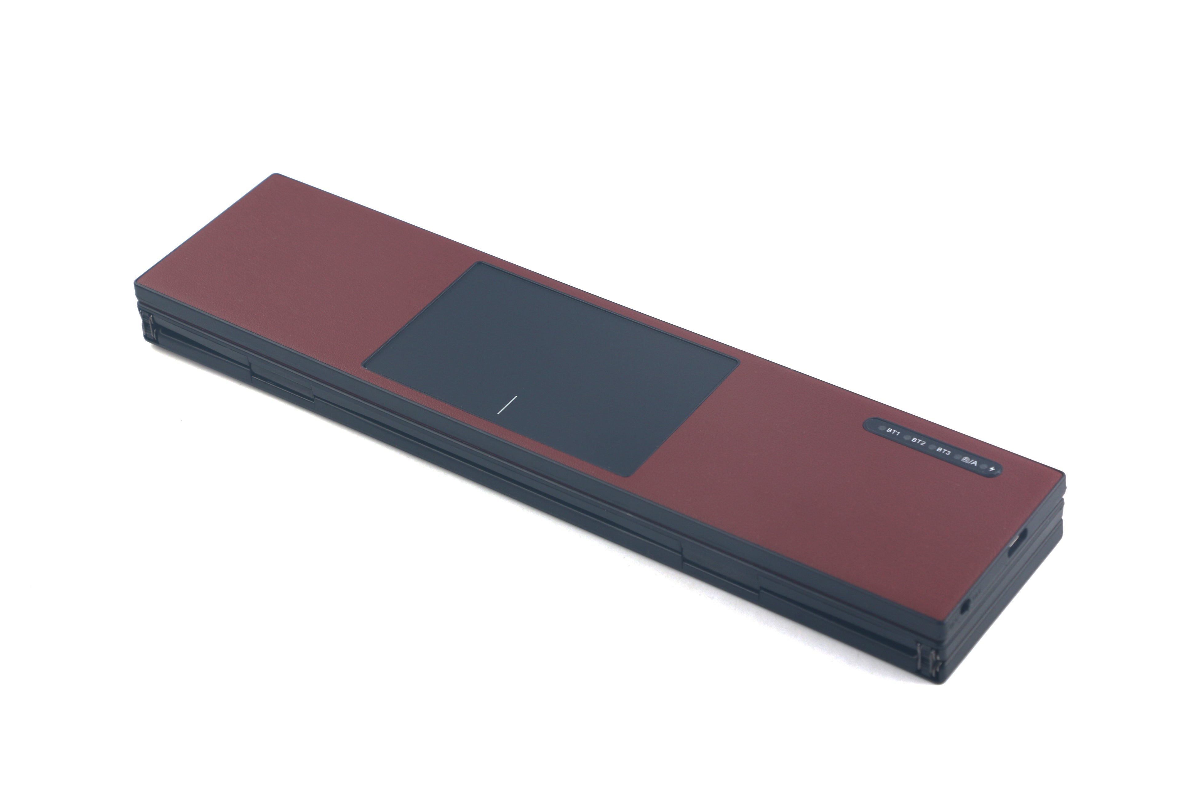 Harmonica tri-fold leather case keyboard