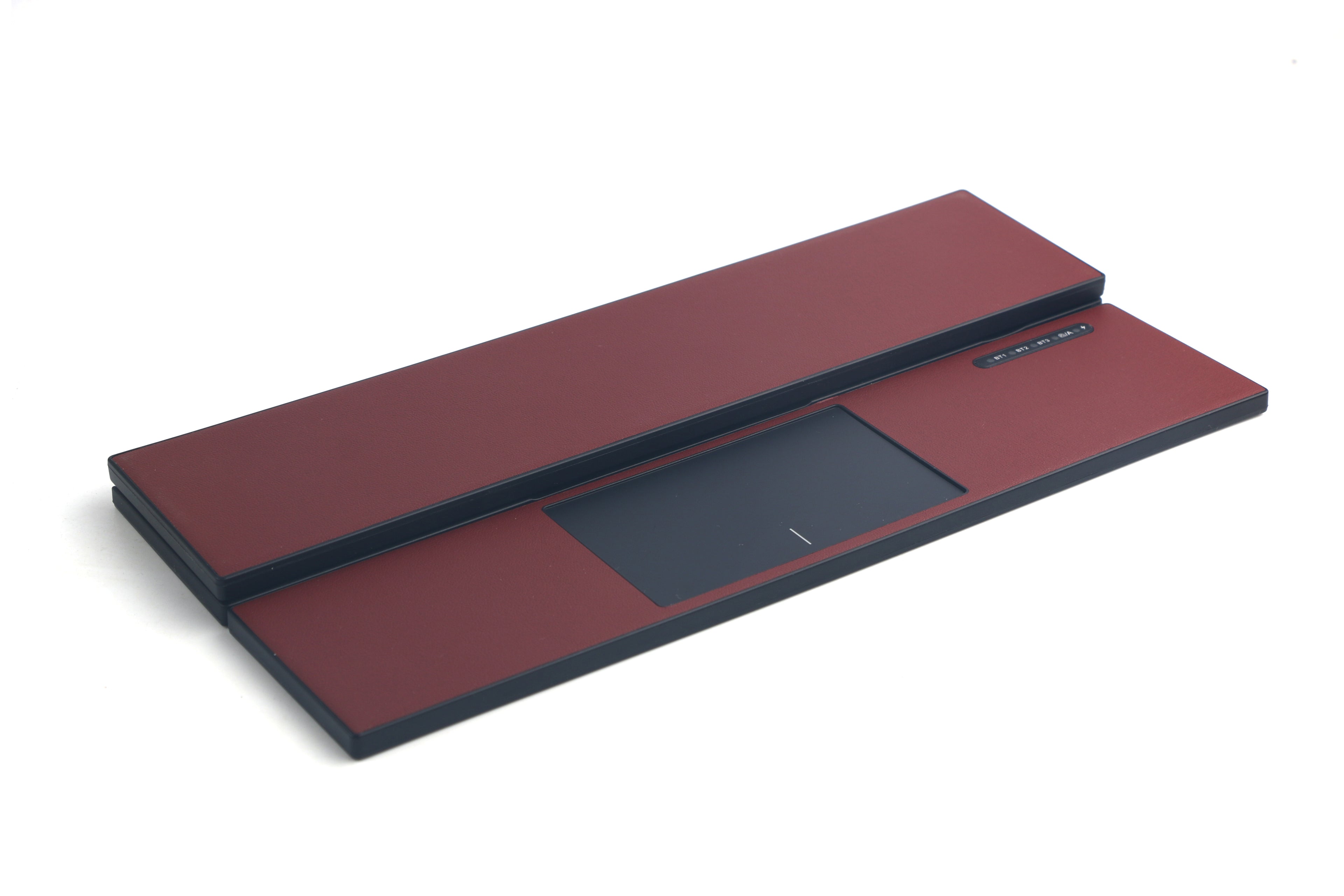 Harmonica tri-fold leather case keyboard