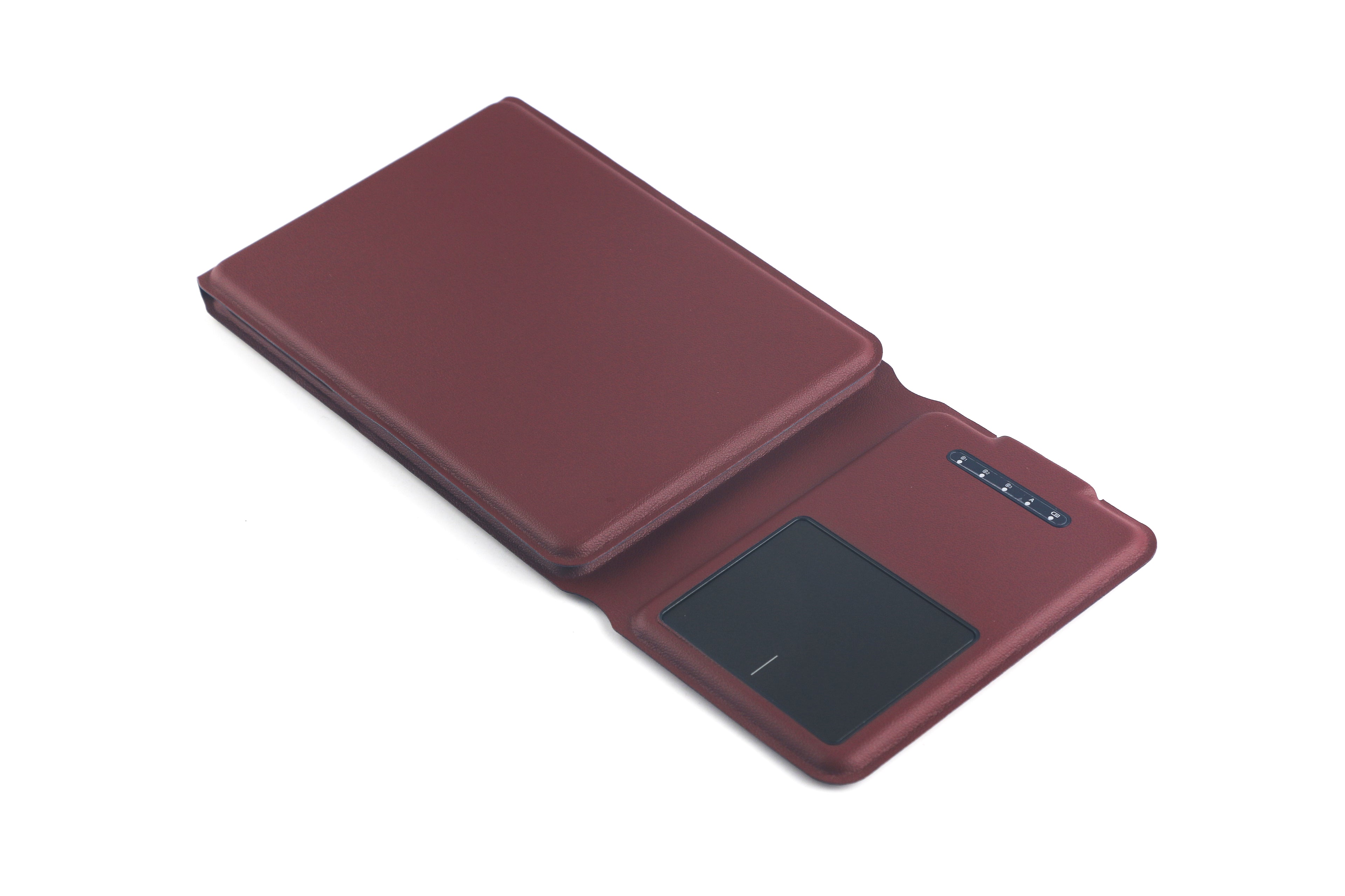 Tri-fold leather case keyboard