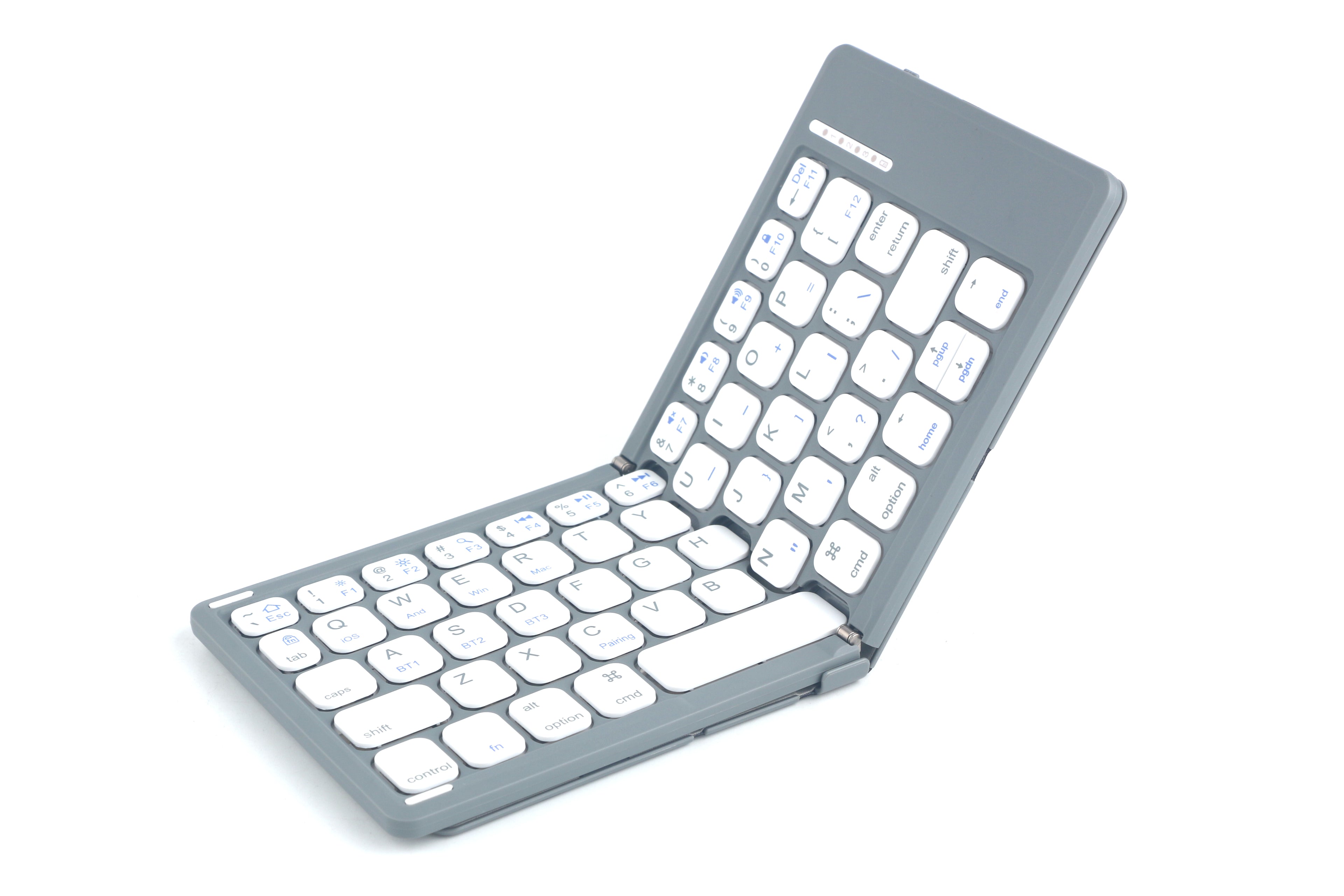 Mini Foldable Keyboard with mirror for mobile phone, tablet