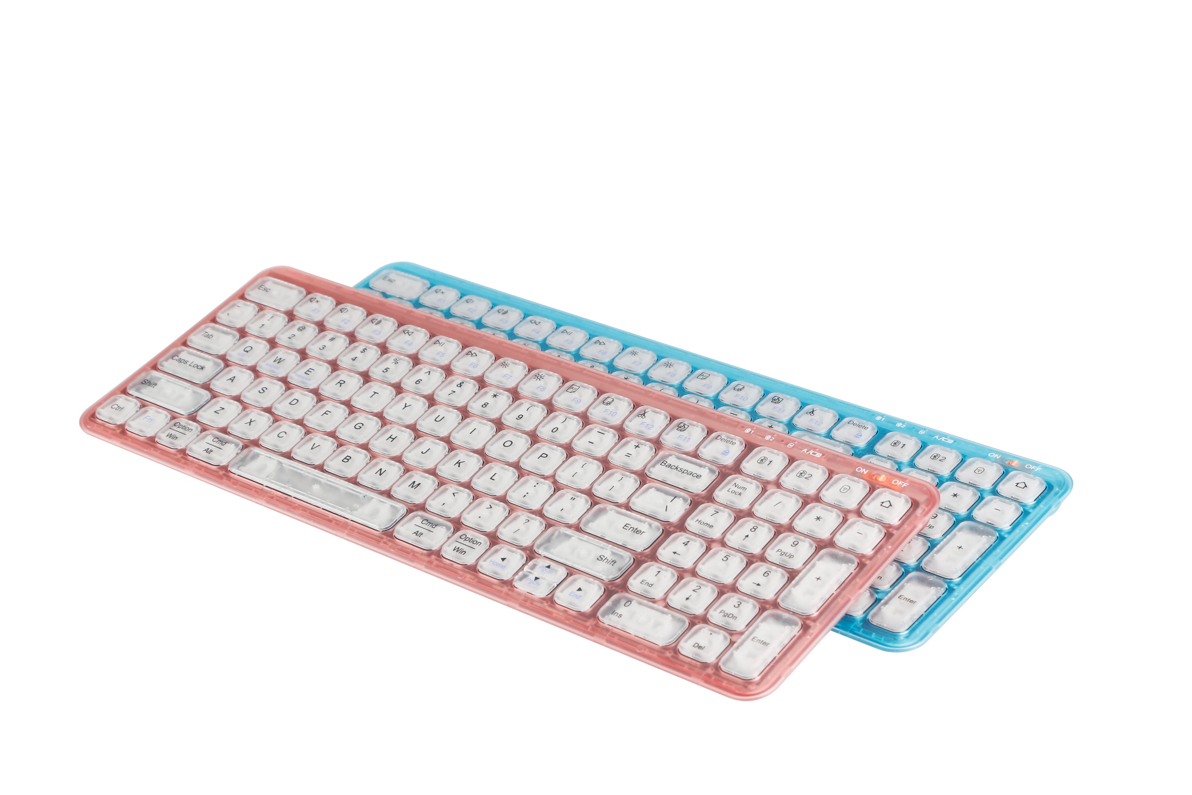 Transparent bluetooth keyboard